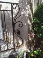 amenagement espace piscine fer forge