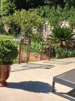 barriere decorative piscine fer rouille